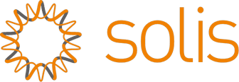 A green banner with orange letters that say " sol ".